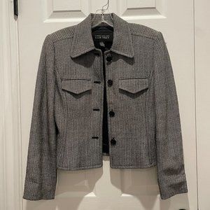 Linda Allard Ellen Tracy Grey Jacket